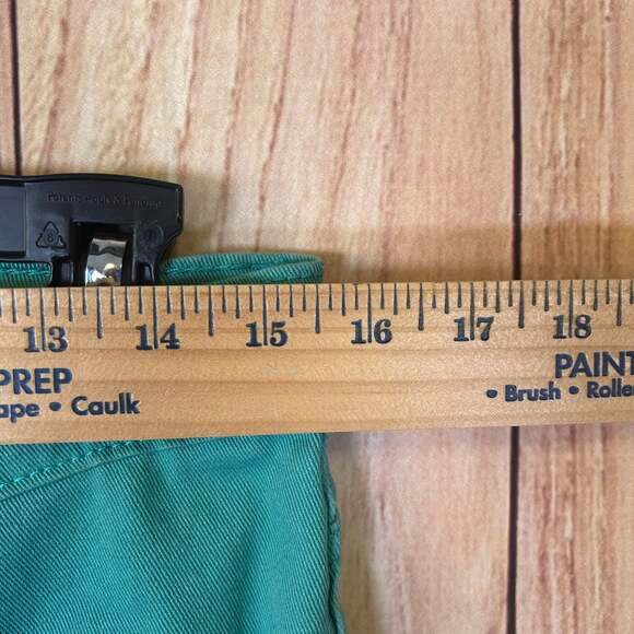 Teal green women’s Levi jeans 511 slim straight leg size 20 / 12 large #192 - Picture 12 of 16